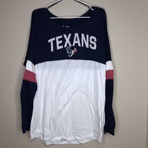📍NFL Houston Texans long sleeve crew neck